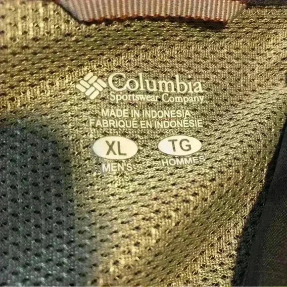 Men’s XL Columbia Short Sleeve Button Down Gray - Picture 3 of 3